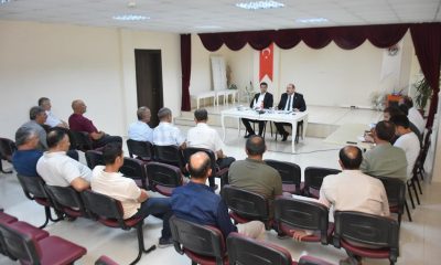 İnönü’de muhtarlarla istişare toplantısı yapıldı