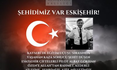 Vali Aksoy şehit Pilot Gökhan Özen için taziye mesajı yayımladı