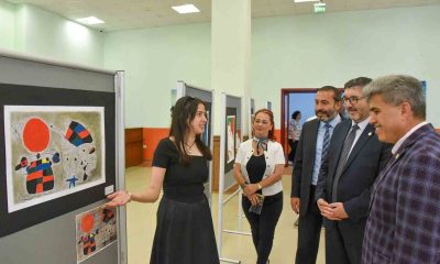 ‘Çocuğun İç Dünyasına Yolculuk’ adlı resim sergisi
