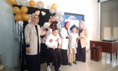 Hisarcık Atatürk İlkokulu Özel Eğitim Sınıfı öğrencilerinin okuma ve mezuniyet sevinci