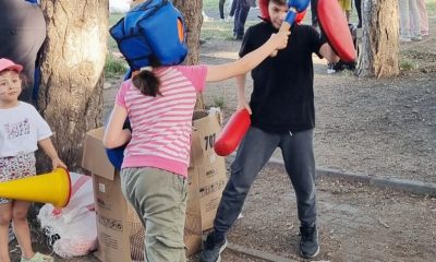 Karne şenliğinde çocuklar gönüllerince eğlendiler