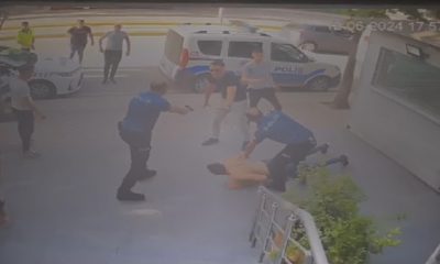 Polis noktasına darp etmeye gelen şüpheliler anında müdahale