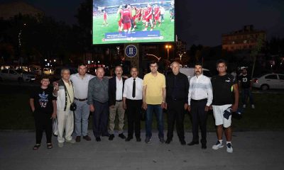 Kütahya’da milli heyecan dev ekranda yaşandı