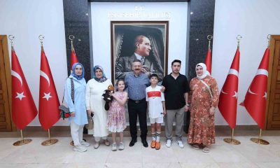 Şehit Piyade Uzman Çavuş Murat Tevlim’in ailesi Vali Aksoy’u ziyaret etti