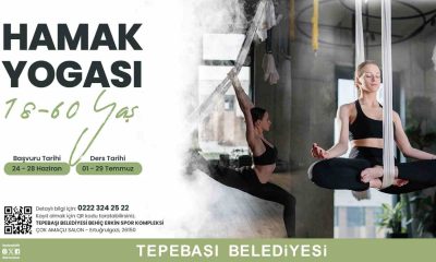 Hamak yogası kayıtları başlıyor