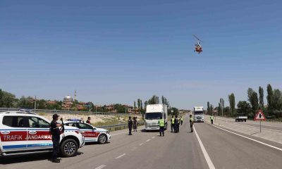 Cayrokopter’li denetimde 287 araç kontrol edildi
