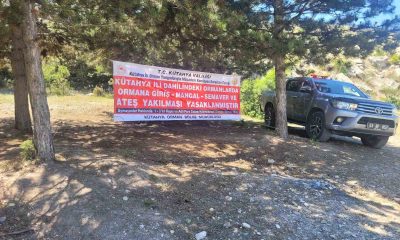 Kütahya’da orman yangınlarına karşı seferberlik