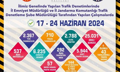 Polis ve jandarma ekiplerinden trafik denetimleri