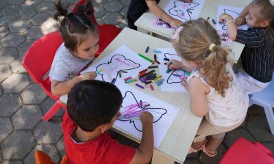 Minikler hem eğleniyor hem öğreniyor