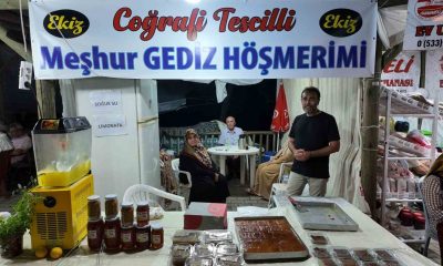 Tarhana Festivalinde Gediz’in yöresel ürünleri tanıtılıyor
