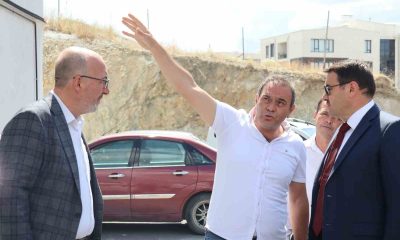 Vali Işın, 1453 Fetih Camii’nin inşaat çalışmalarını inceledi