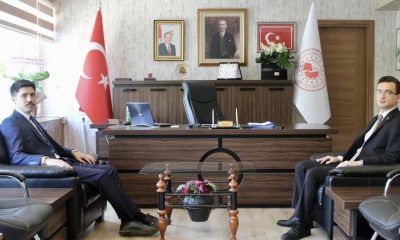 İki kaymakam bir araya geldi
