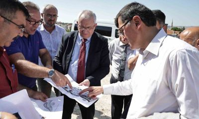 Yapımı devam eden projeleri inceledi