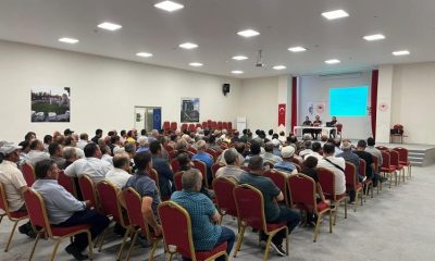 Çavdarhisar’da çiftçi bilgilendirme toplantısı