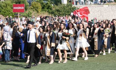 Bilecik’te mezuniyet coşkusu yaşandı