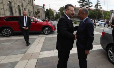 İçişleri Bakan Yardımcısı Mehmet Aktaş Vali Hüseyin Aksoy’u ziyaret etti