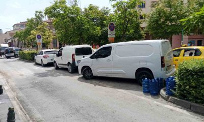 Duyarsız sürücüler mal indirme ve bindirme yerini park alanına çevirdi