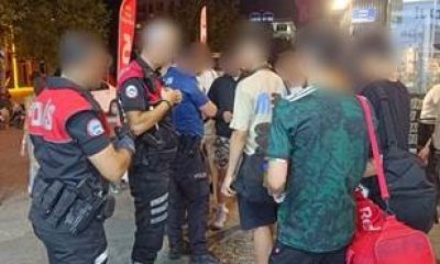 Eskişehir polis ekiplerinden asayiş uygulaması