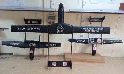 BŞEÜ’de geliştirilen ‘Alfa Kurt’ isimli kamikaze drone görücüye çıktı