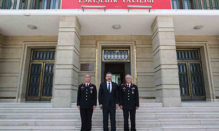 Jandarma Genel Komutanı Orgeneral Arif Çetin, Vali Aksoy’u ziyaret etti
