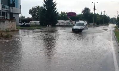 Kütahya’da sağanak yağış ve dolu etkili oldu