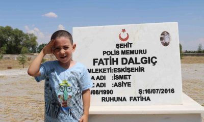 15 Temmuz şehidinin 5 yaşındaki yeğeni de dayısı gibi polis olmak istiyor