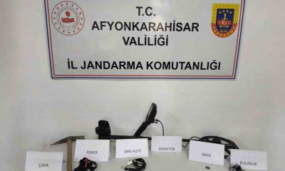 Jandarmadan kaçan şahıs tarihi sikke ile yakalandı