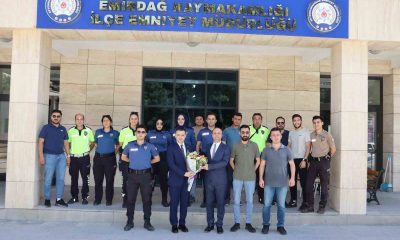 Kaymakam Bilici, birlikte görev yaptığı kamu çalışanlarına veda etti