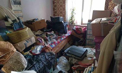 4 Ton çöp çıkan evi temizlenip yaşanabilir hale getirildiler
