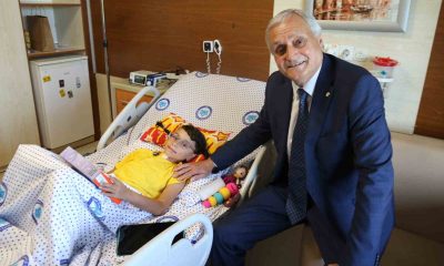(ÖZEL) Başkan Bakkalcıoğlu, kalbi tekrar çalıştırılan minik Ela’yı ESOGÜ’de ziyaret etti