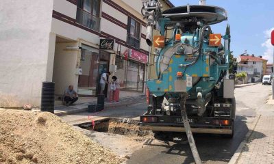 Bozüyük’te yağmur suyu hatları yenileniyor