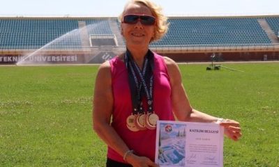 68 yaşındaki Eskişehirli master atlet, başarılara doymuyor