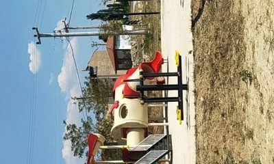 Hisarcık’ta çocuk oyun parklarının beton ve toprak zemini tehlike saçıyor