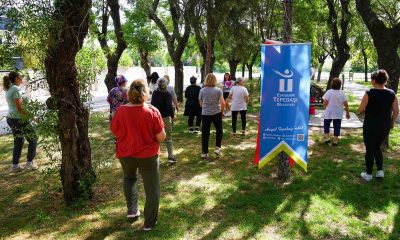 Tepebaşı’nda açık havada spor zkeyfi