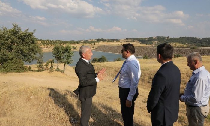 Şaphane’de sulama göledi mesire alanına dönüştürülüyor