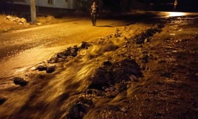 Seyitgazi ilçesinde sel felaketi
