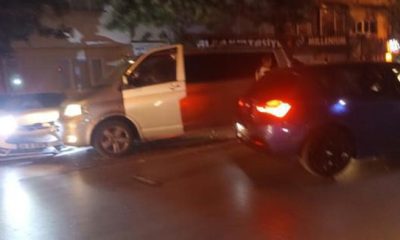Çöp kamyonuna arkadan çarpan aracın neden olduğu zincirleme kazada 1’i ağır 3 kişi yaralandı