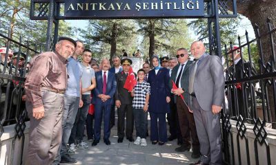 Anıtkaya şehitleri törenle anıldı