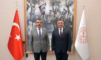 Rektör Kızıltoprak, Millî Eğitim Bakanı Tekin ile bir araya geldi