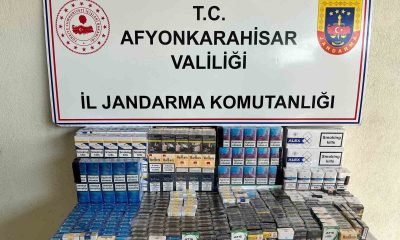 Jandarma 830 paket bandrolsüz sigara ele geçirdi