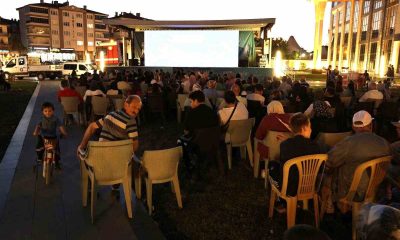 Açık havada sinema keyfi