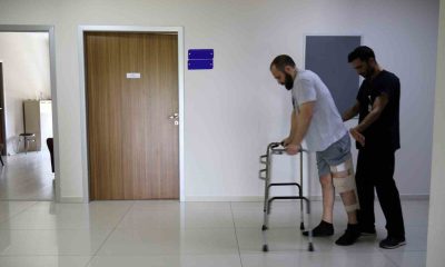 İngiltere’de kaybettiği yürüme kabiliyetini Eskişehir’de kazanmaya başladı