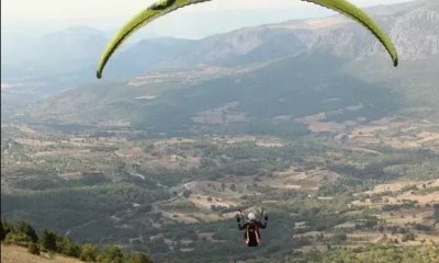 Yamaç paraşütünün yeni cazibe merkezi Meryem Dağı’nda uçuşlar başladı