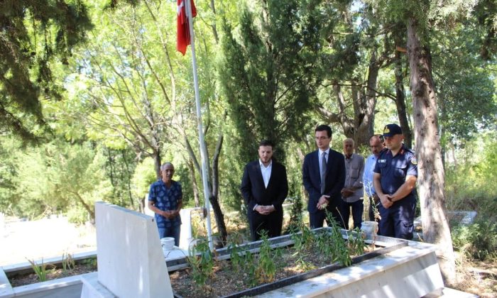 Kaymakamı Ardal, şehit Kıygıcı’nın kabrini ziyaret etti