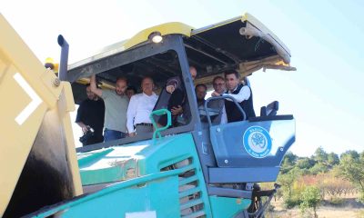 Bilecik Valisi Aygöl, Osmaneli’ndeki asfaltlama çalışmalarını inceledi