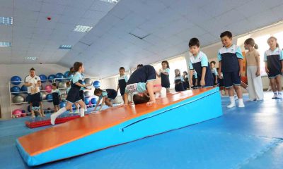 Miniklerden jimnastiğe yoğun ilgi