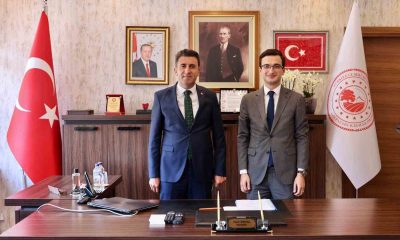 Vali Şefik Aygöl, Gölpazarı Kaymakamı Tahir Ardal ile bir araya geldi
