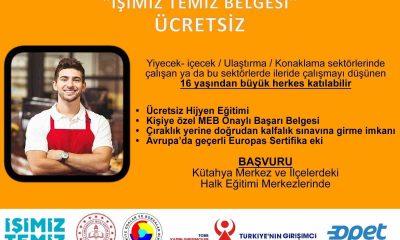 Kütahya’da “İşimiz Temiz” eğitimleri başlıyor