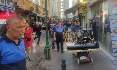Odunpazarı’nda zabıtasından seyyar satıcı ve dilenci operasyonu