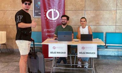 Anadolu Üniversitesinden Eskişehir’e yeni gelen öğrencilere sıcak karşılama